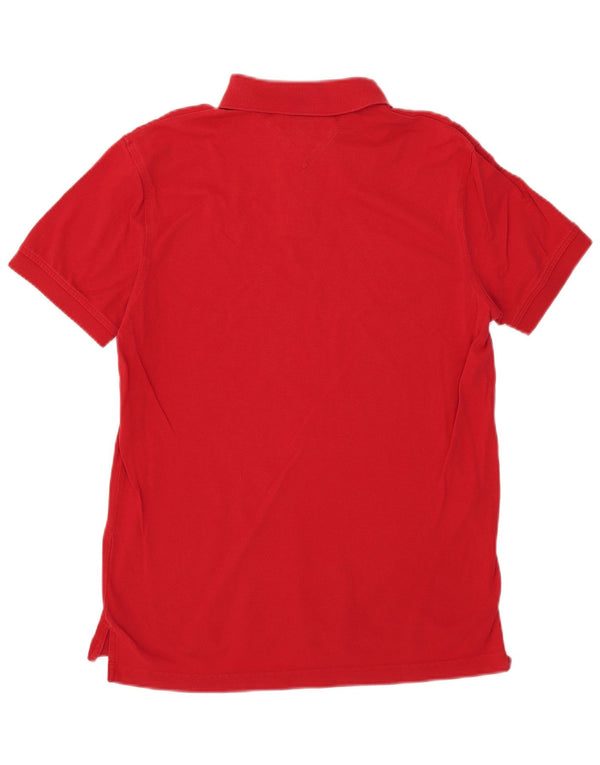 Camisa polo masculina Tommy Hilfiger Regular Fit vermelha média