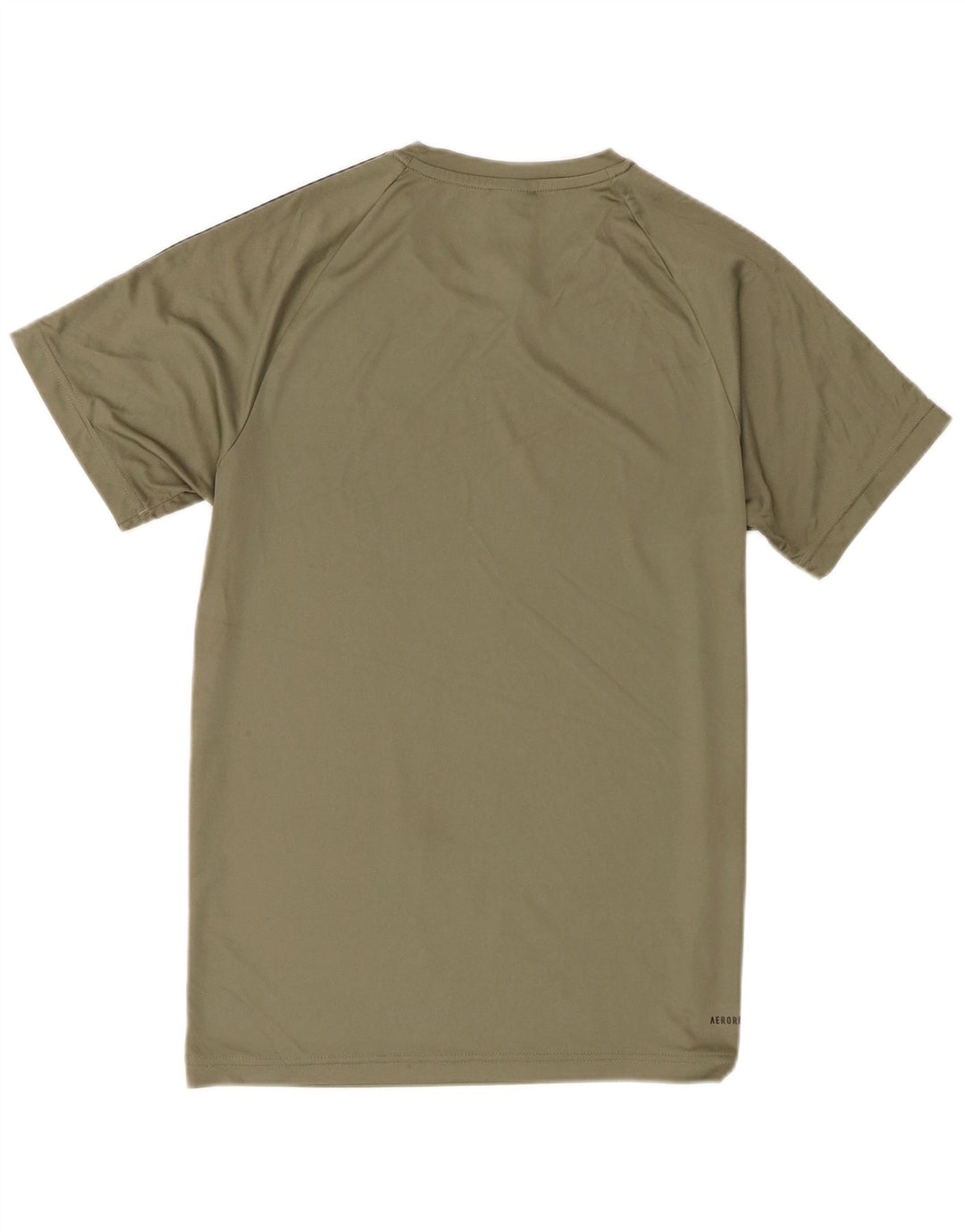 Adidas Mens Aeroready Camiseta Top Pequeno Poliéster Cáqui