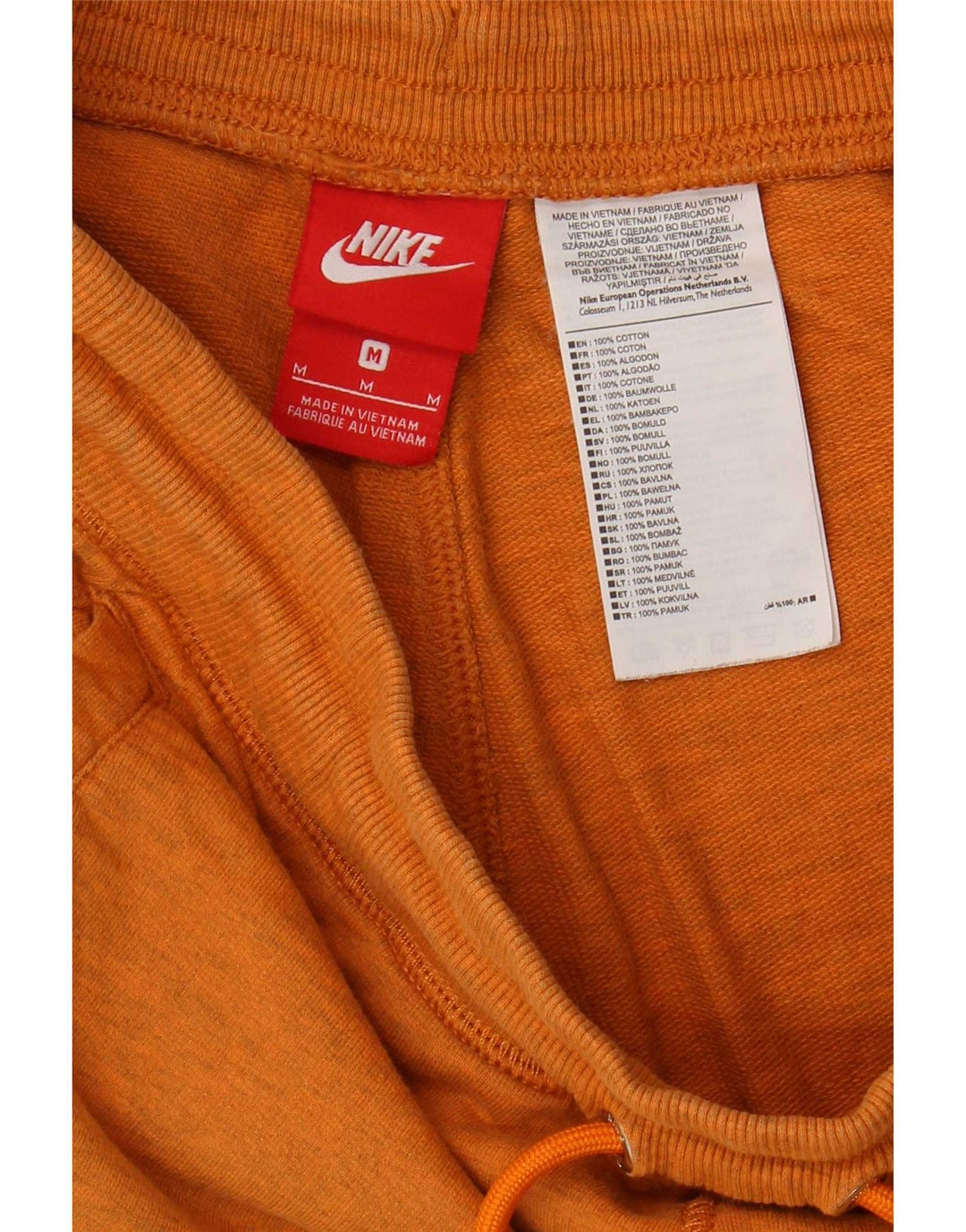 Shorts esportivos gráficos masculinos Nike médio marrom algodão