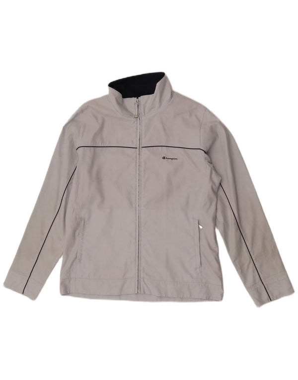 Jaqueta feminina Champion UK 16 grande poliéster cinza