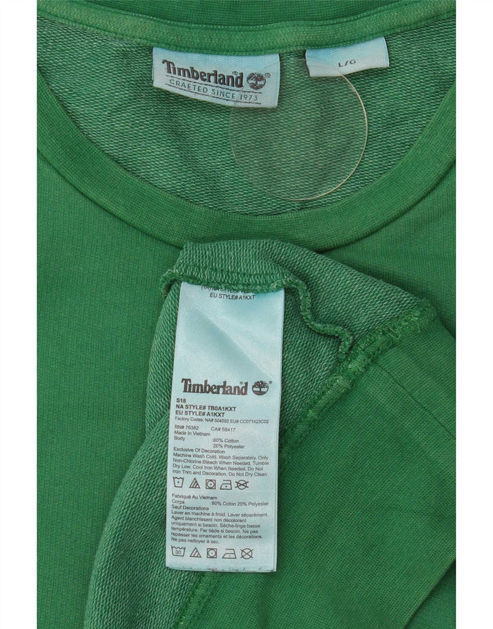 Timberland moletom masculino jumper grande algodão verde