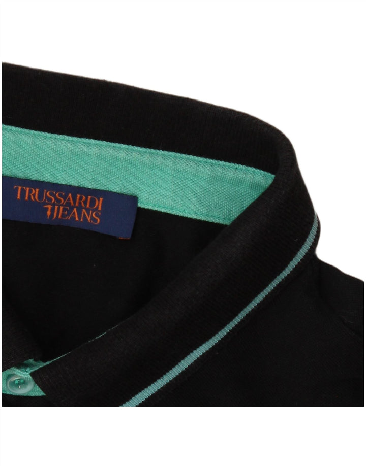 Camisa polo masculina Trussardi Jeans XL preta