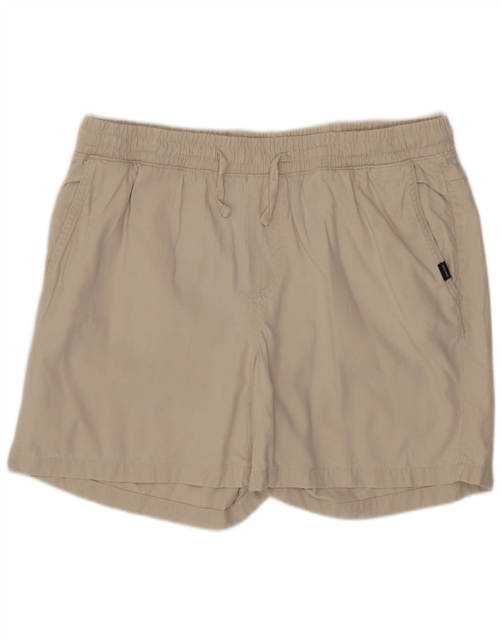 Shorts casuais masculinos JACK & JONES grandes W32 bege Lyocell