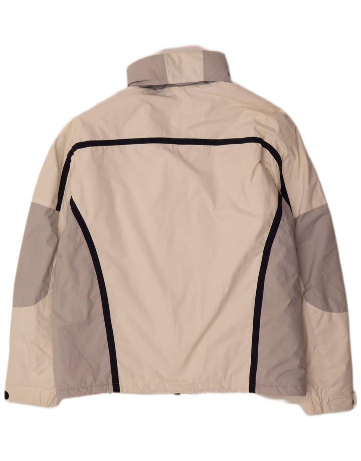 Jaqueta de esqui masculina Fila UK 42 XL branco Colourblock Nylon