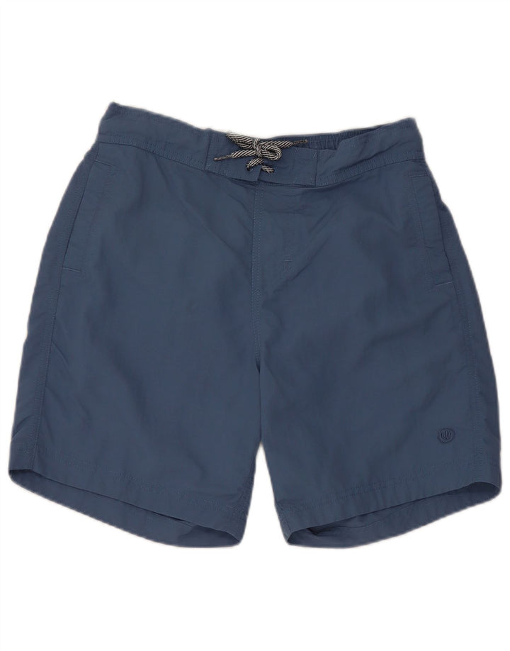 Shorts de natação masculino Fat Face médio azul marinho nylon