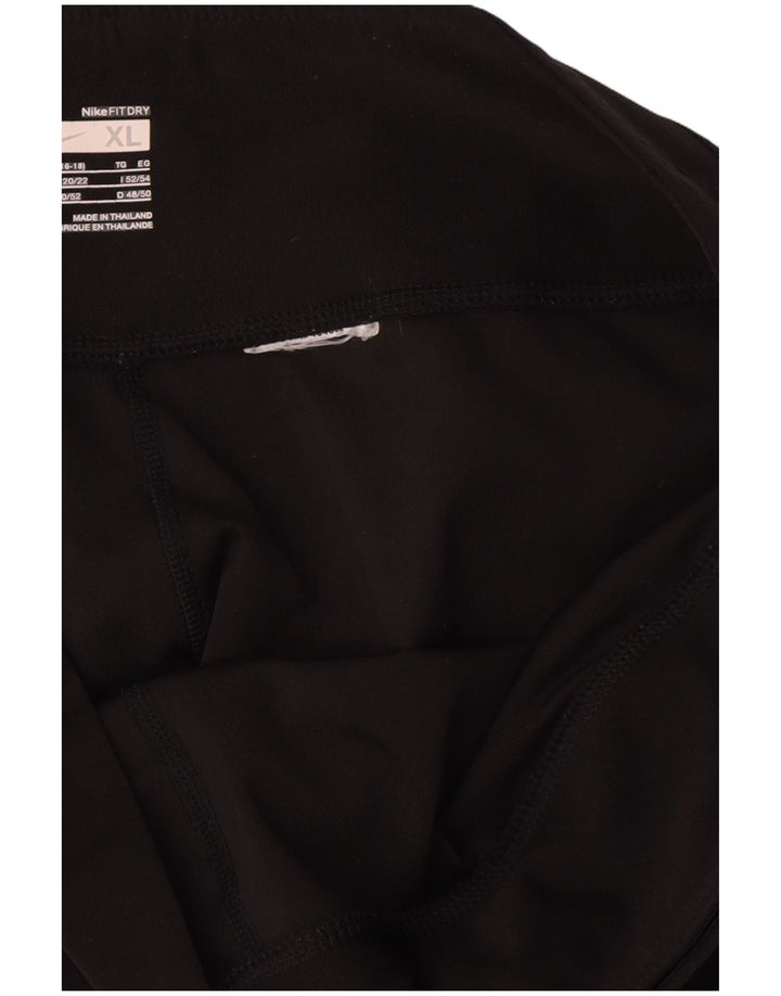 Leggings Nike Capri Mulher UK 20/22 XL Preto