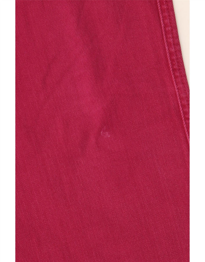 ARMANI Womens Straight Jeans W31 L31 Purple Cotton Vintage Armani and Second-Hand Armani from Messina Hembry 