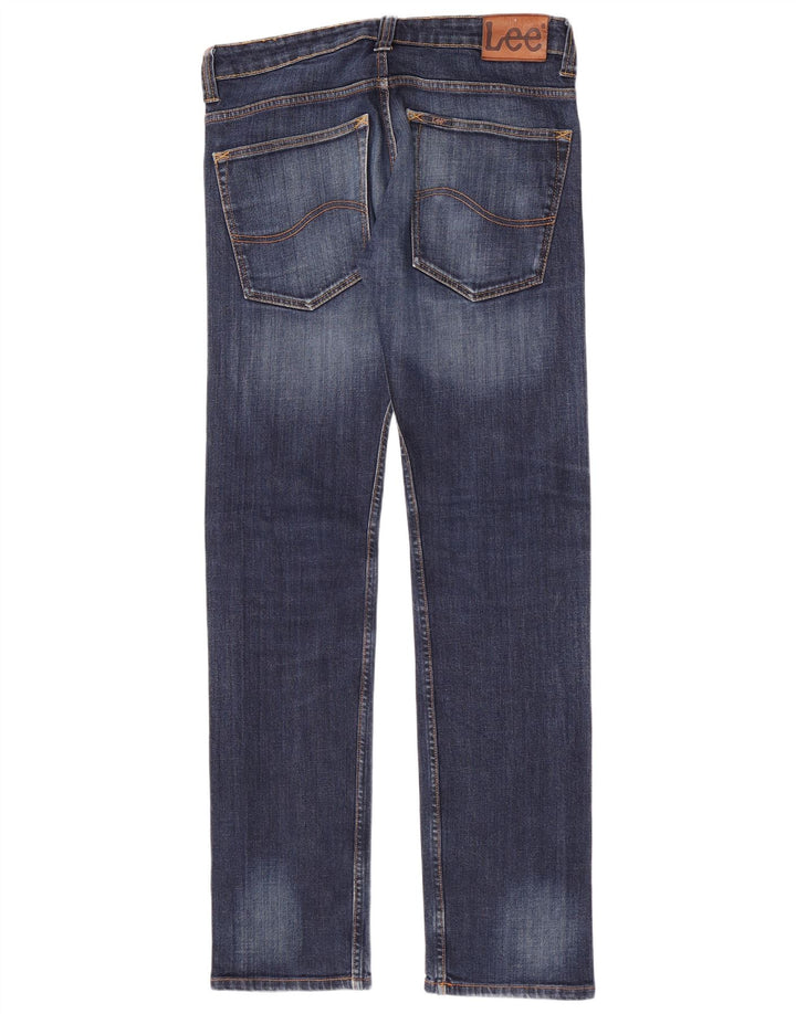 Lee Mens Powell Slim Jeans W32 L34 Azul Marinho Algodão