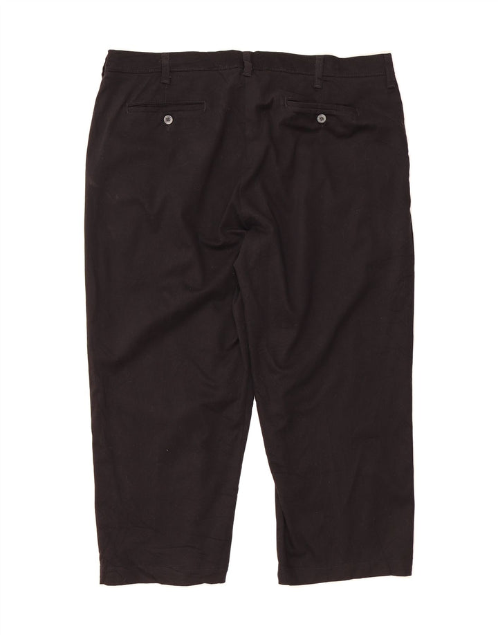 LEE Mens Total Freedom Relaxed Fit Cropped Trousers W40 L25 Black Vintage Lee and Second-Hand Lee from Messina Hembry 
