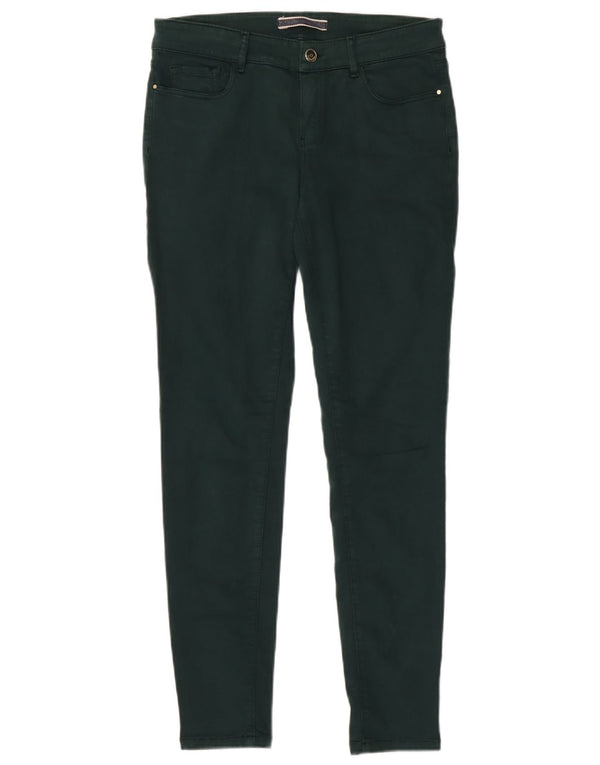 Jeans skinny feminino Massimo Dutti EU 38 pequeno W28 L29 algodão verde