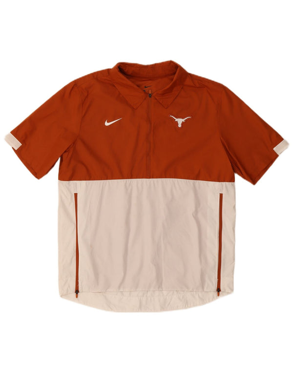 Nike Mens Texas Longhorns Treino Top Jaqueta Médio Marrom Colorblock