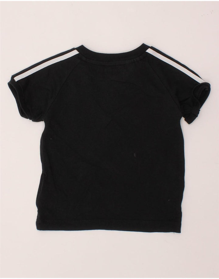 Camiseta Adidas Bebê Menino 6-9 Meses Algodão Preto