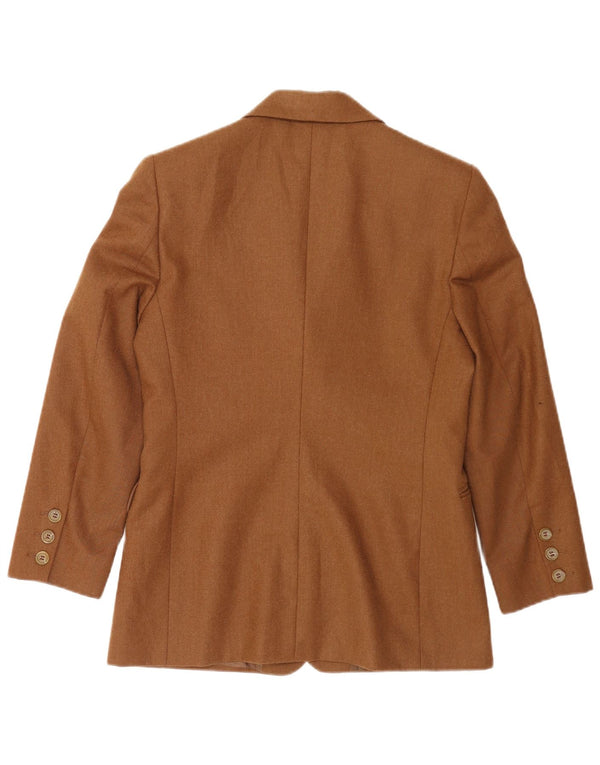 Jaqueta Blazer Feminina Superior com 3 Botões IT 42 Viscose Marrom Média