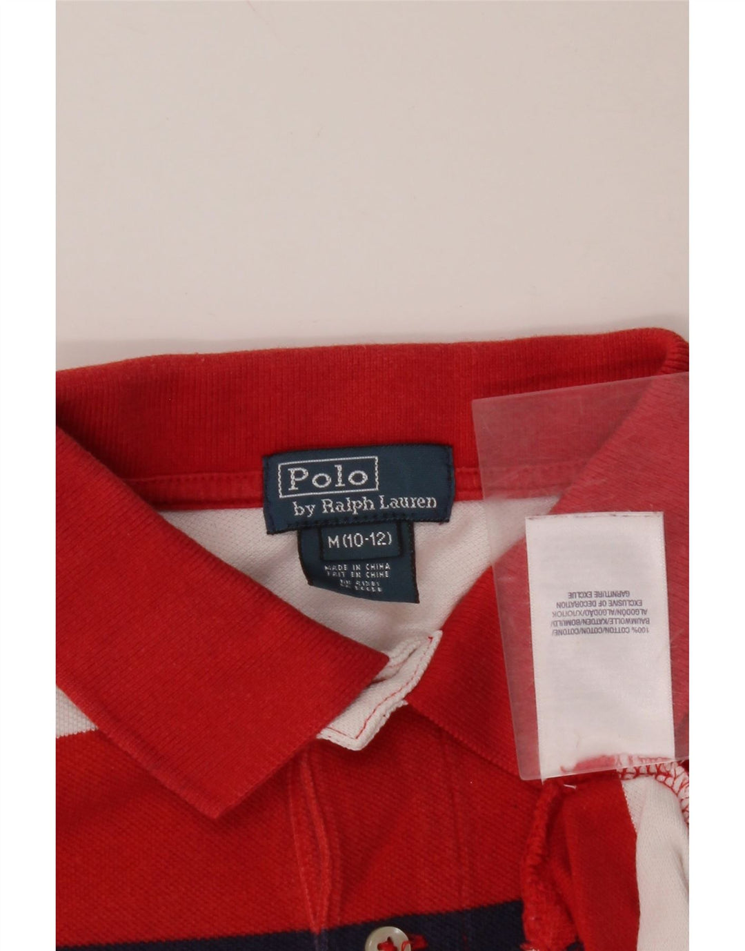 Camisa polo masculina POLO RALPH LAUREN 10-11 anos média listrada multicolorida