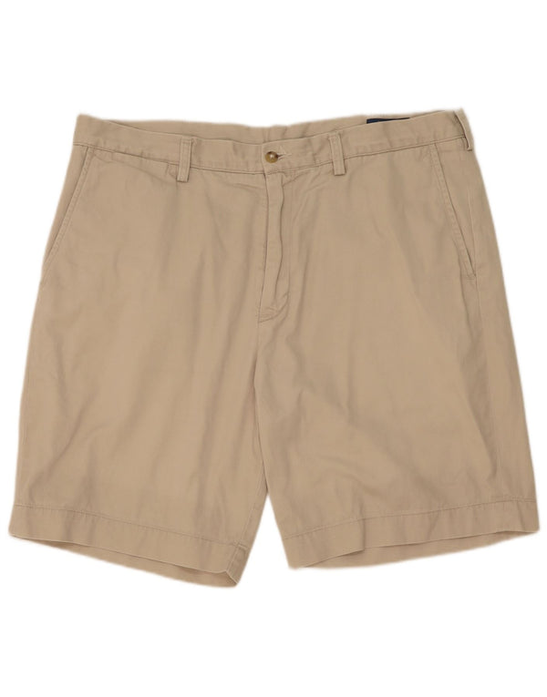 Polo Ralph Lauren Mens Chino Shorts W36 Grande Algodão Bege