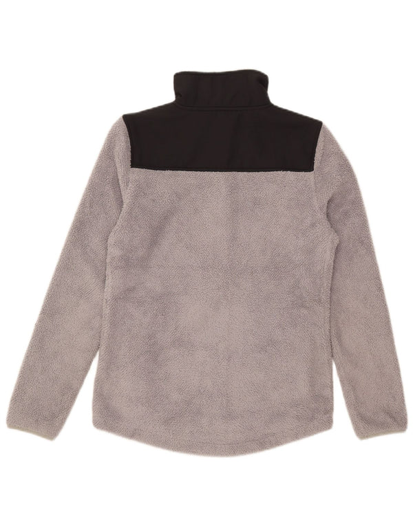 Jaqueta de lã feminina Fila UK 6 XS cinza colorblock poliéster