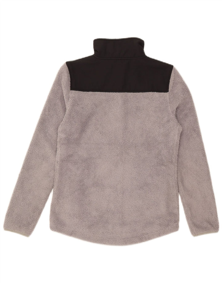 Jaqueta de lã feminina Fila UK 6 XS cinza colorblock poliéster