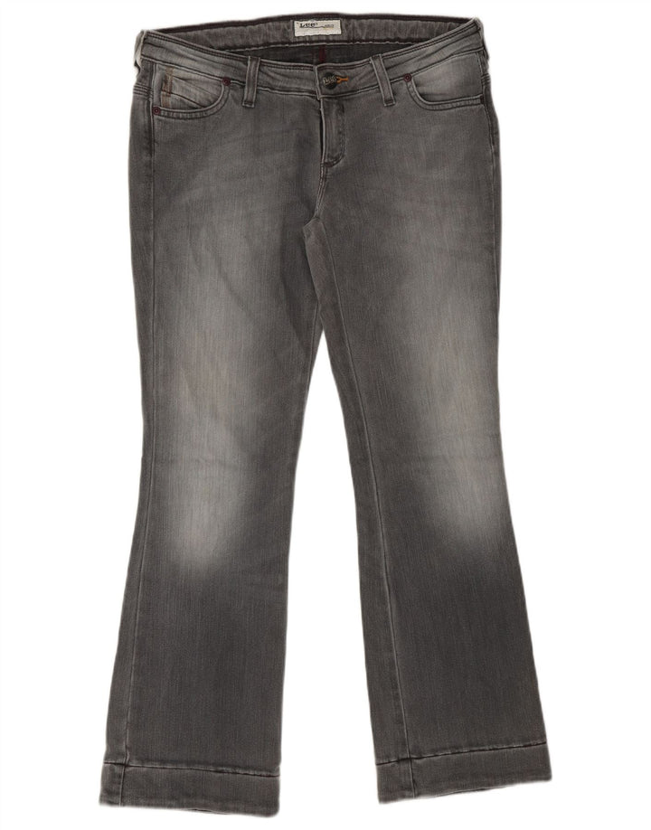 Calça jeans feminina LEE Bliss Crop Bootcut W29 L28 algodão cinza