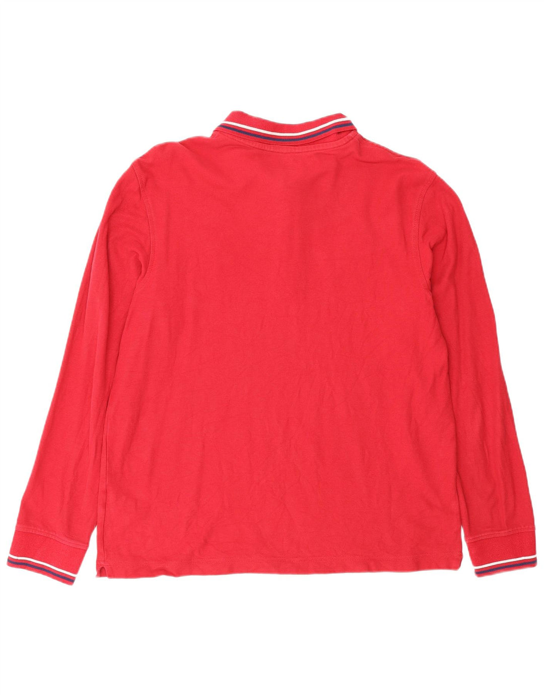 Camisa polo masculina de manga comprida Lotto médio algodão vermelho