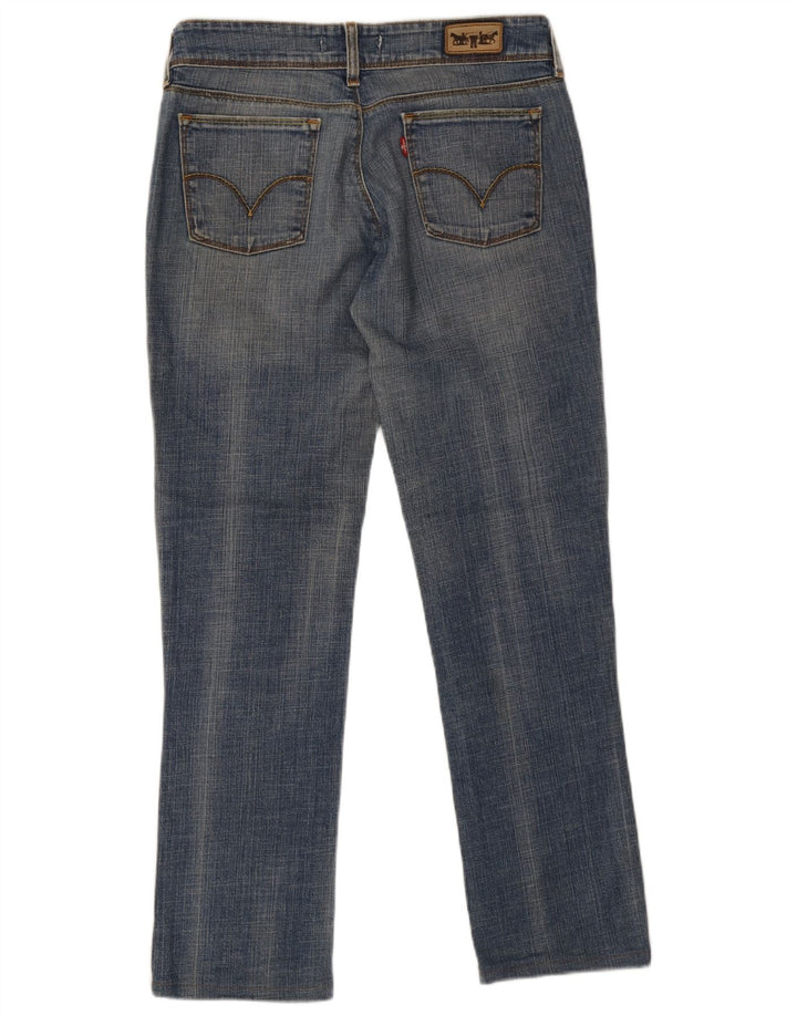 Calça jeans feminina Levi's 570 Straight W32 L31 azul algodão