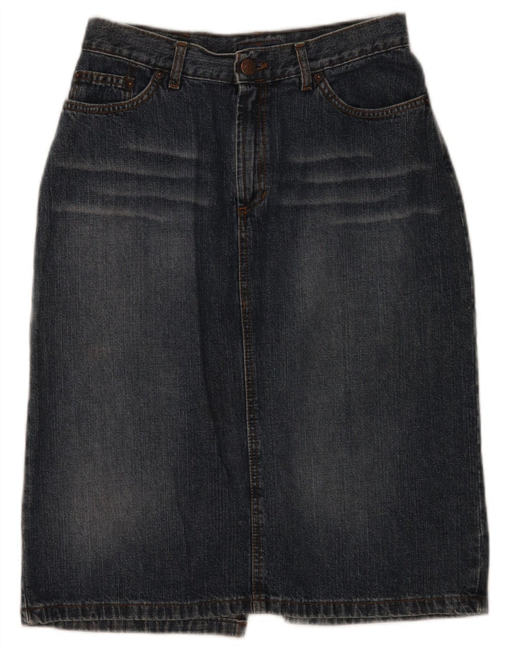 Saia jeans feminina Bandolli EU 40 médio W26 algodão azul
