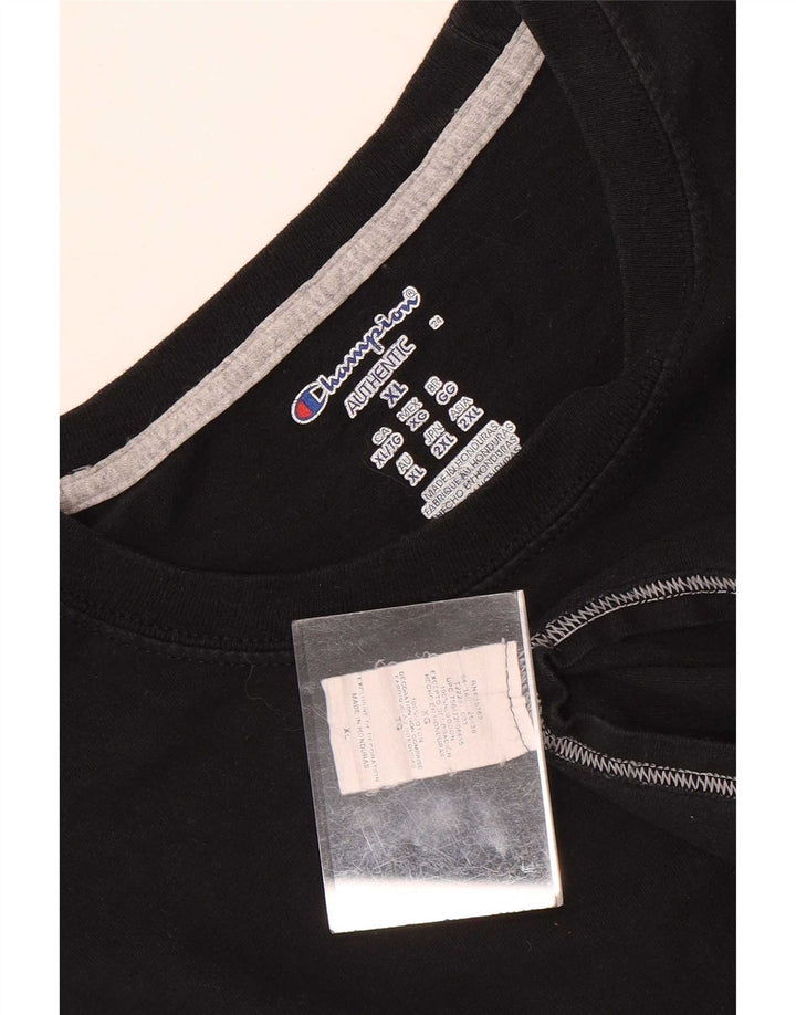 Camiseta masculina Champion Top XL algodão preto