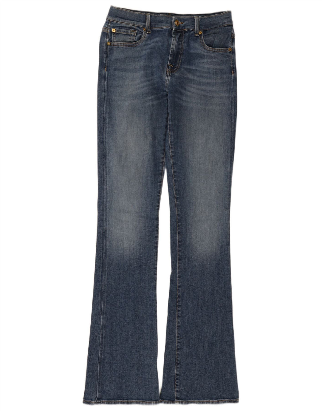 7 For All Mankind Jeans feminino largo W27 L34 azul