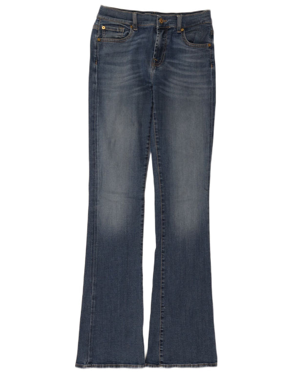 7 For All Mankind Jeans feminino largo W27 L34 azul