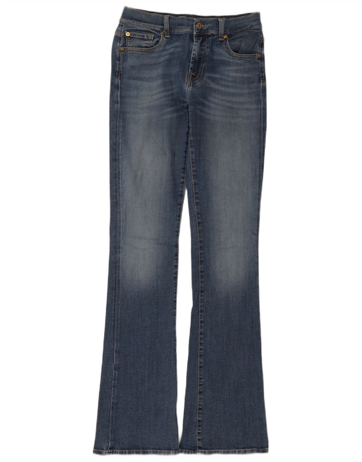7 For All Mankind Jeans feminino largo W27 L34 azul