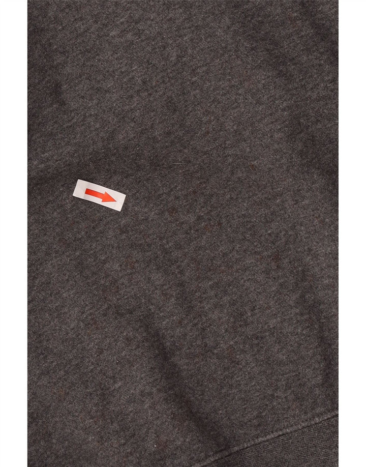 Nike Mens Moletom Jumper Médio Algodão Cinza