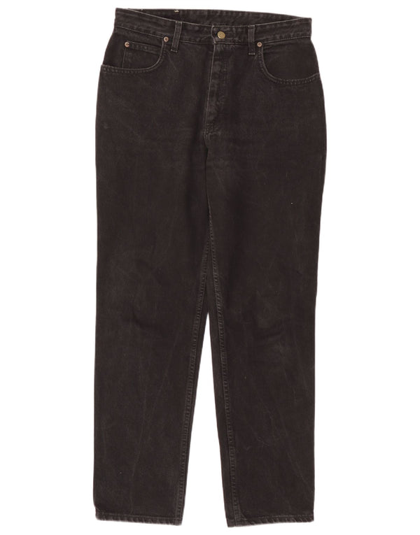 Lee Mens Oklahoma Tapered Jeans W34 L31 Algodão Preto