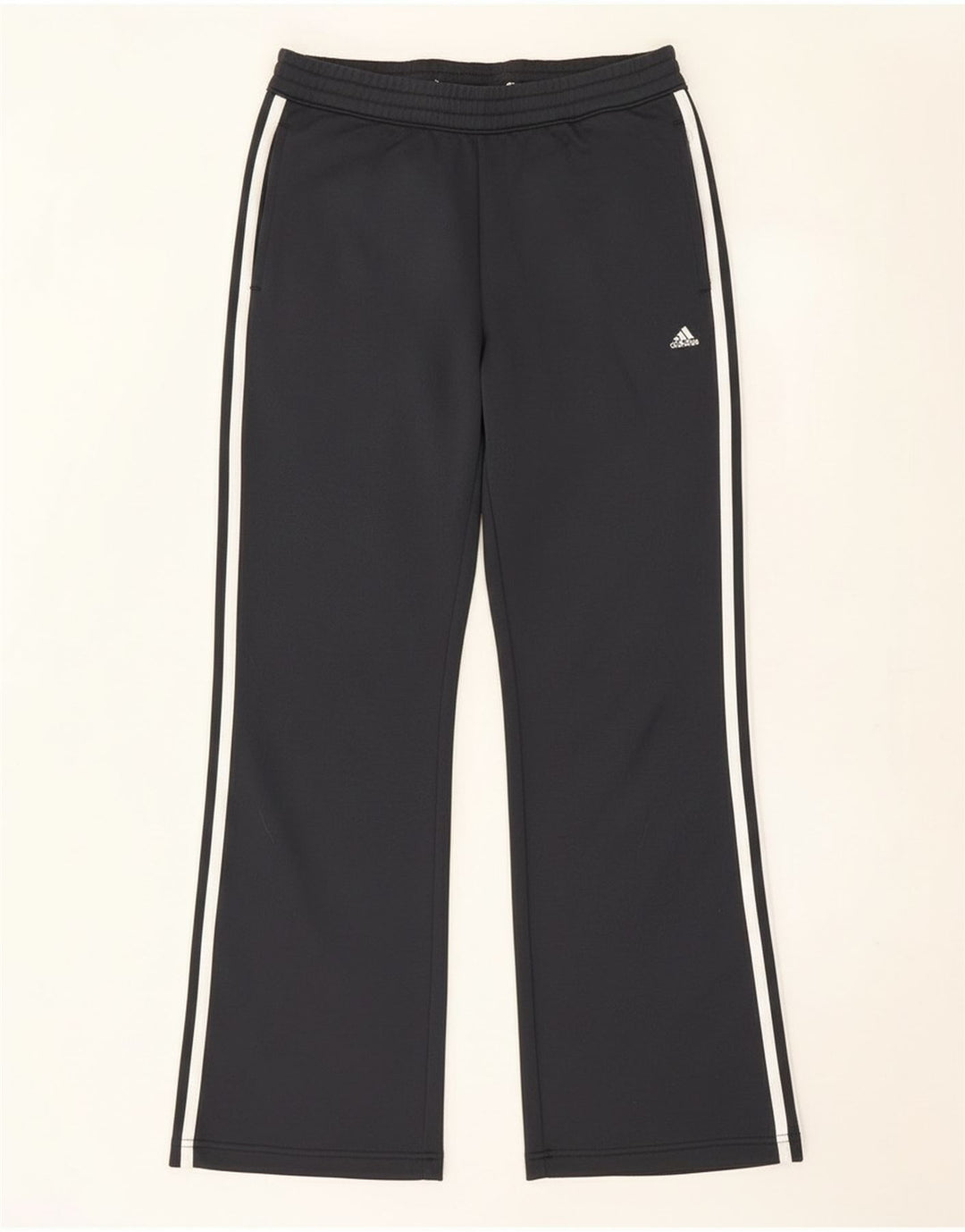 Calça de treino feminina Adidas UK 12 poliéster cinza médio