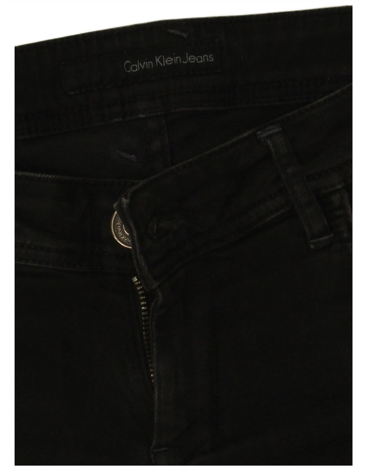 Calça jeans skinny feminina Calvin Klein W28 L30 preta