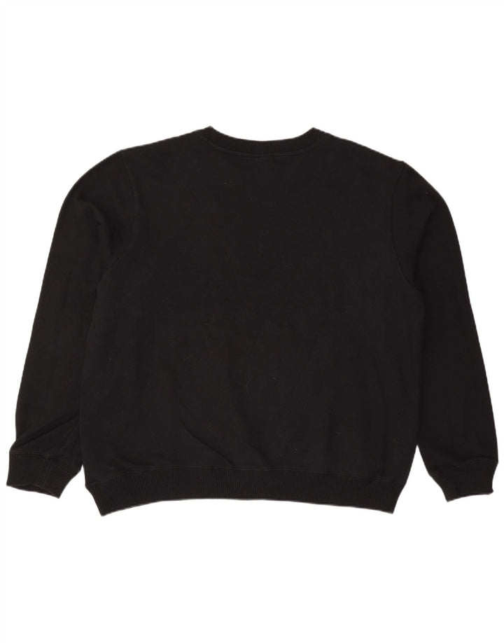 STARTER Suéter feminino oversized UK 18 XL algodão preto