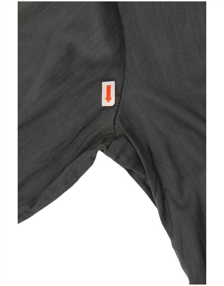 Camisa feminina REPLAY UK 10 algodão cinza pequeno