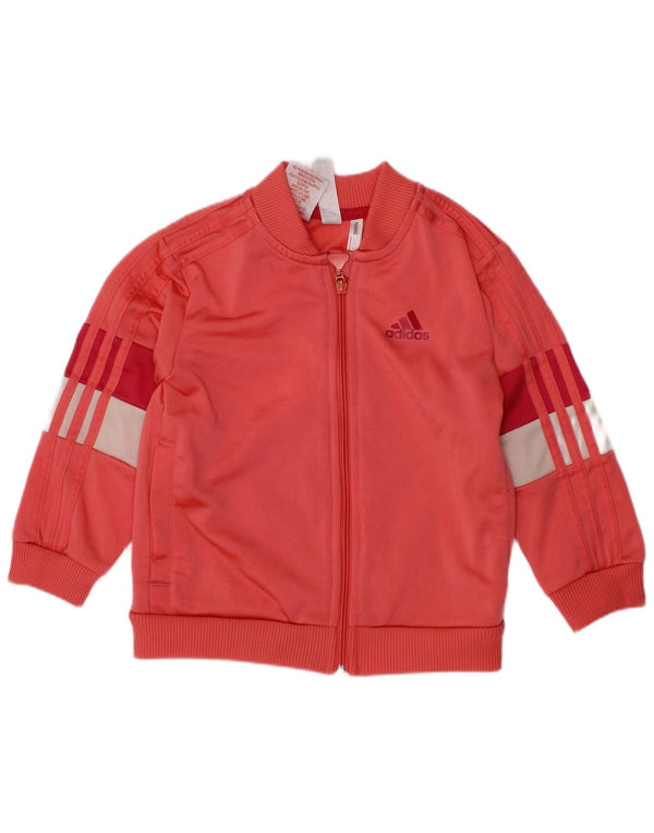 Jaqueta Adidas Bebê Menina 18-24 Meses Rosa Colorblock