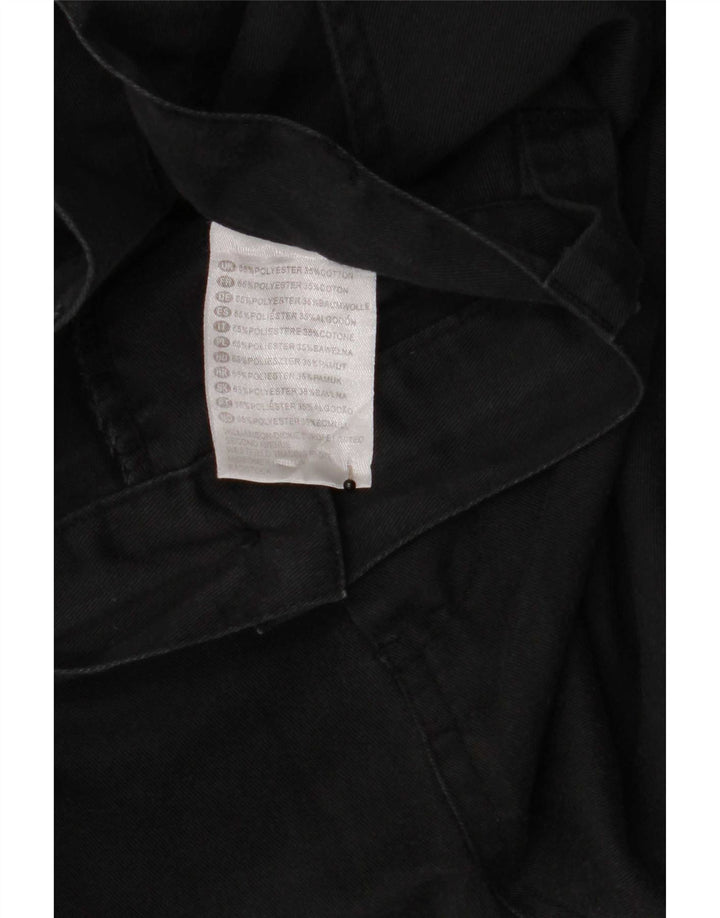 Calças cargo retas masculinas Dickies W44 L28 poliéster preto