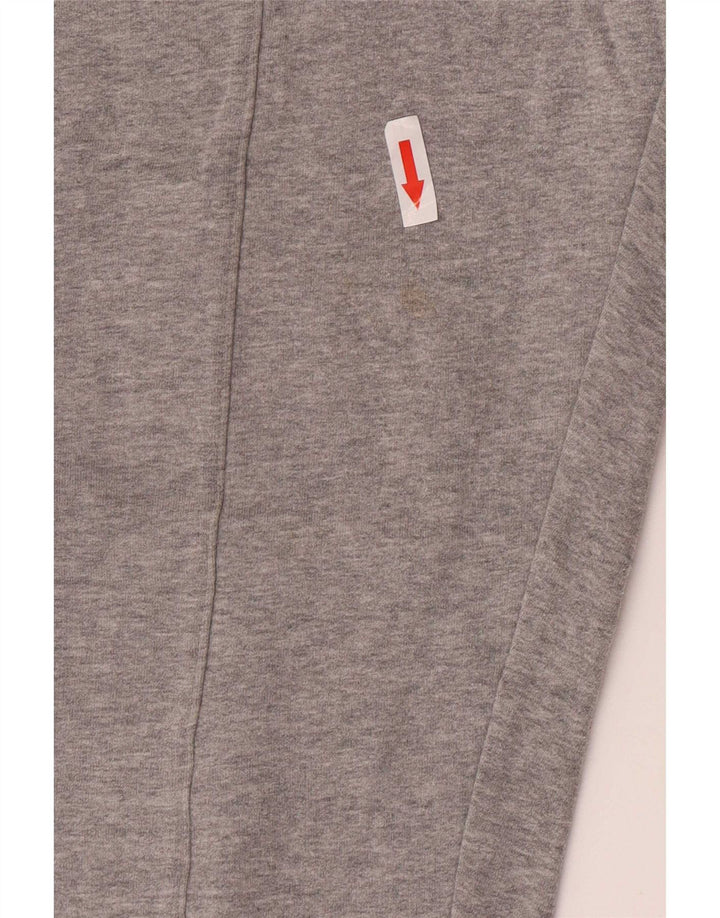 Calça feminina Champion com estampa gráfica UK 14 bloco colorido cinza médio