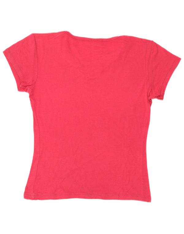Camiseta feminina Champion UK 18 XL rosa colorblock