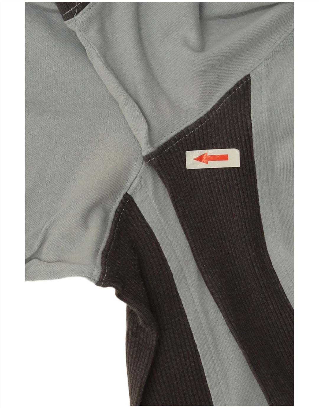 Puma Camiseta feminina gráfica Top UK 14 Medium Blue Colourblock