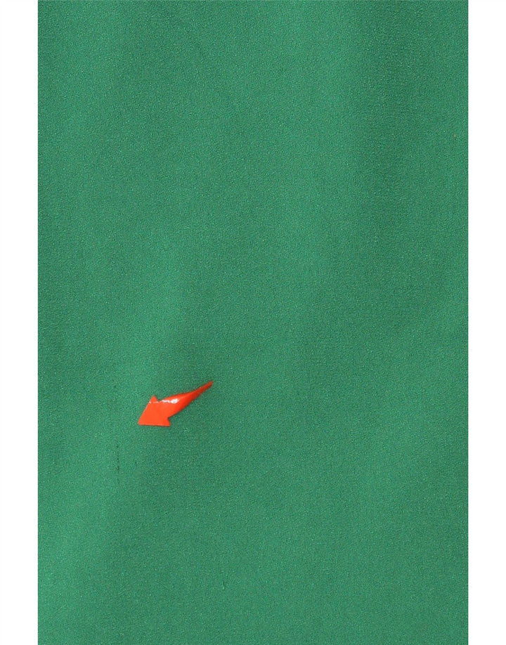 Vestido feminino HOBBS sem mangas com bainha UK 10 pequeno triacetato verde