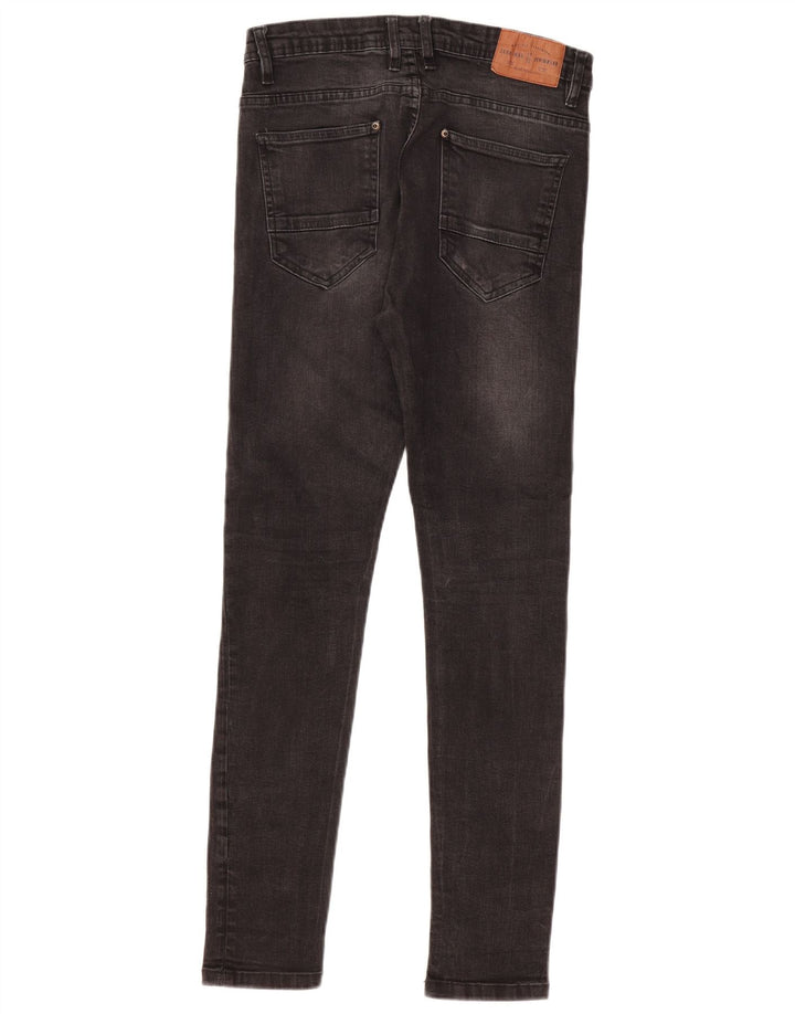 Zara Mens Slim Jeans EU 40 Médio W31 L30 Preto