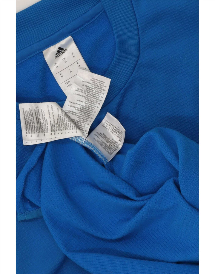 Adidas Mens Climawarm Top Manga Longa Médio Azul Poliéster