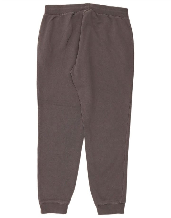 Calças de treino masculinas Adidas Joggers grandes de algodão cinza
