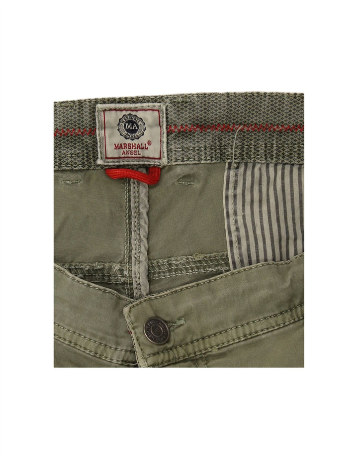 Shorts cargo masculino MARSHALL ANGEL W40 XL algodão cáqui