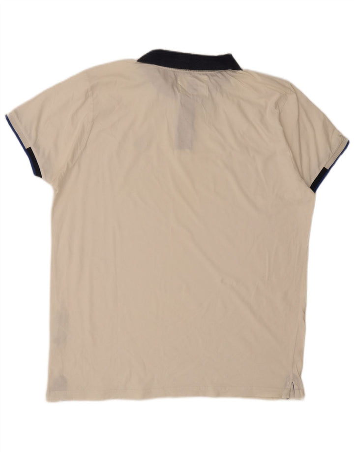 Camisa polo masculina de rugby North Sails 2XL algodão branco