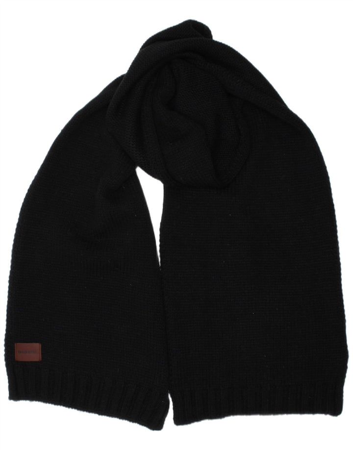 Cachecol retangular masculino Diesel tamanho único acrílico preto