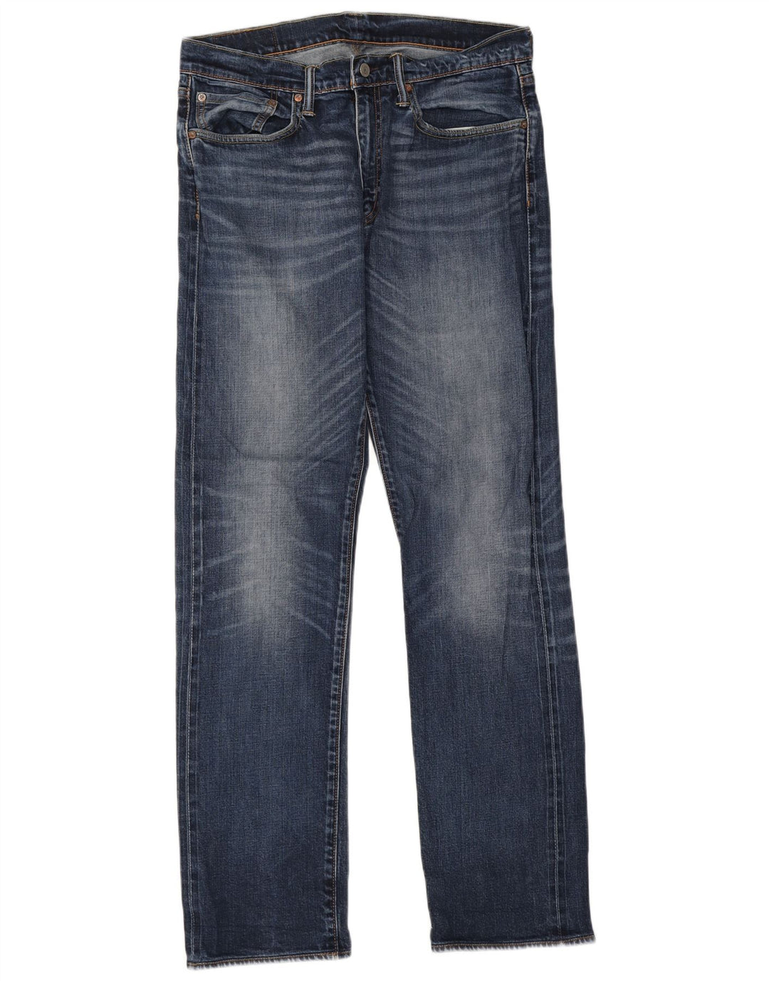 Levi's Masculino 514 Straight Jeans W34 L34 Azul Algodão