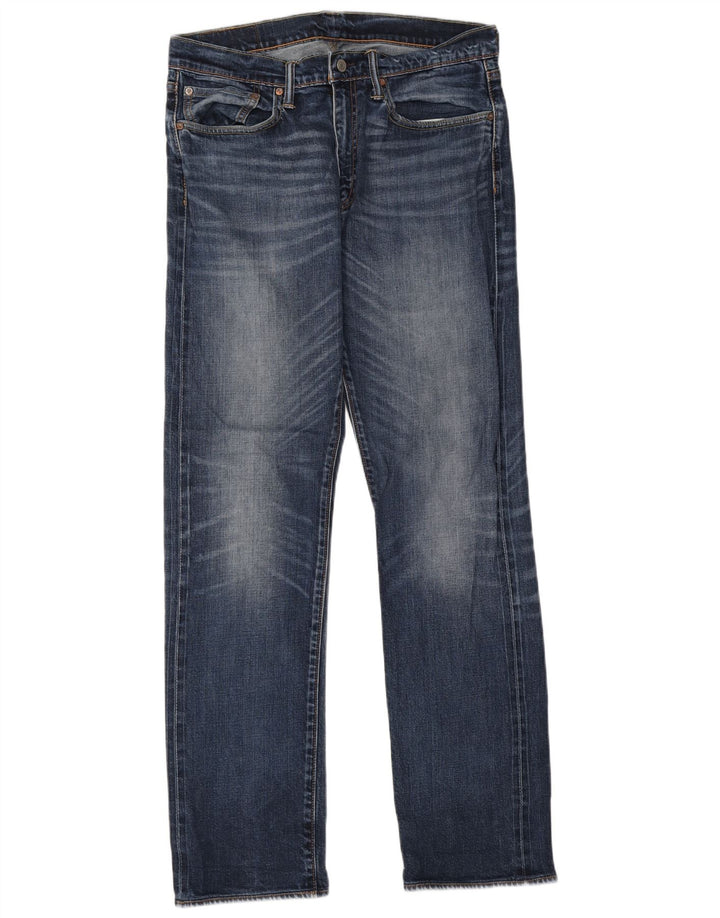 Levi's Masculino 514 Straight Jeans W34 L34 Azul Algodão