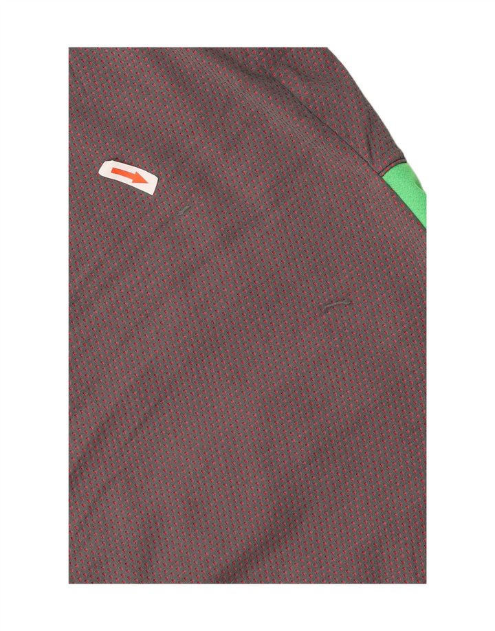 Adidas Mens Graphic Vest Top Grande Cinza Colorblock Poliéster